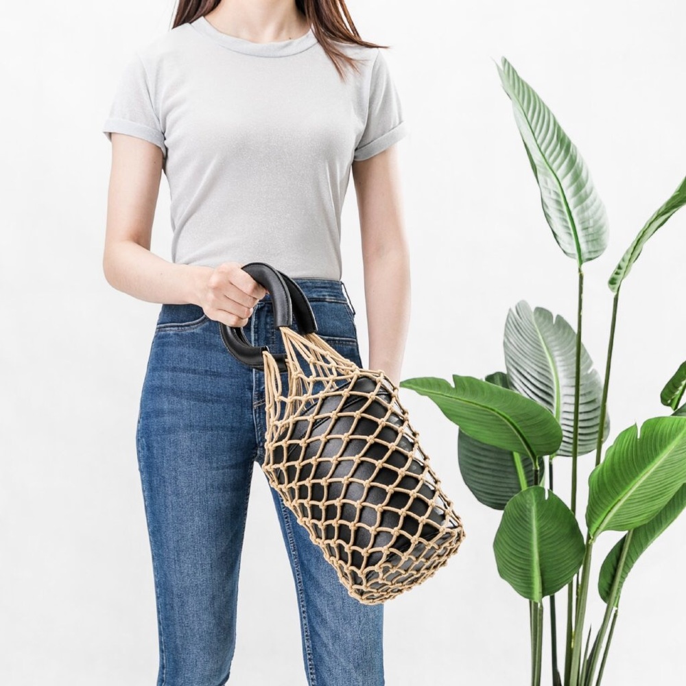 ABBY NET BUCKET BAG